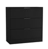 60/80cm Chest of 3 Drawers Compact Storage Bedside Cabinet Bedroom Furniture