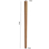 4Pcs Oak Wood Sofa Legs Straight Coffee Table Cabinet Feet Furniture Level Feet