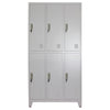 180cm Tall Metal Storage Cupboard 6/9 Doors Cabinet Gym Staff School Locker