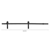 Wood Barn Door Sliding Door Divider Hardware Kit 6-7FT / Door with Track Kit Use