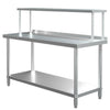 Commercial Catering Table Stainless Steel Work Bench Kitchen Food Shelf Storage