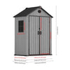 16x8 12x8 8x8FT Plastic Garden Tool Storage Shed Outdoor Lockable Bike Bin House
