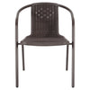 Outdoor Garden Dining Table Chairs Seat Patio Furniture Set with Parasol Hole UK