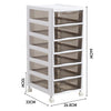 Drawer Storage Unit Box Tower Plastic Home Desktop Cosmetic Stationery Organizer