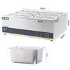 Electric Food Warmer Catering 4/6 Pot Wet Well Heat Restaurant Bain Marie Buffet