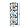 Stackable Shoe Rack Plastic Compact Hallway 4/5/6/7Tier Shoe Storage Shelf Stand