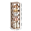 Stackable Shoe Rack Plastic Compact Hallway 4/5/6/7Tier Shoe Storage Shelf Stand