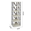 Stackable Shoe Rack Plastic Compact Hallway 4/5/6/7Tier Shoe Storage Shelf Stand