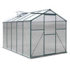 Glazing 6x4' 6x8 Garden Shade' Aluminium Greenhouse Polycarbonate Slid Door Base