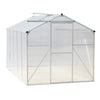 Walk In Greenhouse Garden House Transparent Aluminum Hothouse with Sliding Door