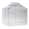 Polycarbonate Outdoor Garden Patio Greenhouse Clear Walk-In Aluminium Metal Shed