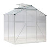 Polycarbonate Outdoor Garden Patio Greenhouse Clear Walk-In Aluminium Metal Shed