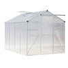 Polycarbonate Outdoor Garden Patio Greenhouse Clear Walk-In Aluminium Metal Shed
