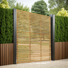 Privacy Wooden Garden Gate Pedestrian Fence Gate Porch Decorative Fence Panel