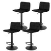 1/2/4/6x Breakfast Bar Stool w/ Backrest Gas Lift Swivel Adjustable Pub Stool