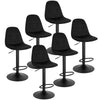 1/2/4/6x Bar Stool Kitchen Breakfast Pub Stool w/ Backrest Gas Lift Swivel Chair