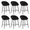 1/2/4/6x Velvet Bar Stool Breakfast Chair High Counter Barstool Pub Restaurant