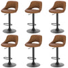 1/2/4/6x Bar Stool Kitchen Breakfast Bar Chair Swivel Gas Lift Adjustable Height
