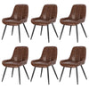 2/4/6x Dining Chairs Upholstered Seat Kitchen Armchairs Dining Room Restaurants