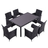 Rattan Garden Furniture Sets 4/6 PCS Rattan Chairs and Table Balcony Bistro Set