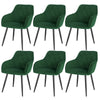 1/2/4/6x Velvet Padded Dining Chair Upholstered Seat Armchairs Home Restaurant