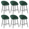 1/2/4/6x Velvet Bar Stool Breakfast Chair High Counter Barstool Pub Restaurant