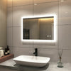 Bathroom LED Mirror Lights with Shaver socket BT Speaker Demister Touch Vertical