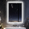 LED Ligthted Bathroom Mirror Vanity Sink Anti-Fog Dimmable Large Mirror IP65