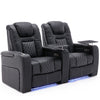 BROADWAY CINEMA 1,2,3,4 SEATER CHAIR BLACK / WHITE WITH TRAY AND WITHOUT TRAY