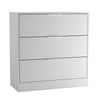 60/80cm Chest of 3 Drawers Compact Storage Bedside Cabinet Bedroom Furniture