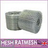 The Mesh Company Galvanised Rat Mesh Roll | Rodent Proofing Welded RatMesh Roll