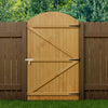 Wooden Garden Gate Pedestrian Privacy Fence Gate Porch Decorative Fence Panel