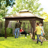 3x3(m) Easy Pop Up Gazebo with 1-Button Push and Mosquito Netting