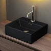 Bathroom Sink Countertop Wash Basin Ceramic Wall Mounted Rectangle Sink