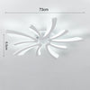 Square/Ring LED Ceiling Lamp Cool White Light Chandelier Fixture Bedroom Living