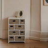 Storage Unit Wicker Basket Bathroom Hallway Chest of Drawers Tetbury Furniture