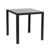 Muti Types Dining Table Kitchen Room Glass Top Metal Frame Table Desk Only Table
