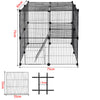 Pet Playpen Fence DIY Playpen Puppy Dog Cat Animal Cage Exercise Metal PP Indoor