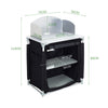 Outdoor 2-6 Shelf Camping Foldable Cupboard Kitchen Station Cook Table Aluminum