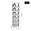 Stackable Shoe Rack Plastic Compact Hallway 4/5/6/7Tier Shoe Storage Shelf Stand