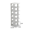 Stackable Shoe Rack Plastic Compact Hallway 4/5/6/7Tier Shoe Storage Shelf Stand