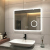 Bathroom LED Mirror Lights with Shaver socket Bluetooth Demister Touch Switch