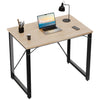Flamaker 80/100cm Office Desk Computer Desk Home Office Workstation Metal Frame