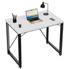Flamaker 80/100cm Office Desk Computer Desk Home Office Workstation Metal Frame