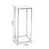 60/80/100cm Metal Flower Stand Plinth Pedestal Wedding Table Centerpiece Display