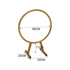 Metal Circle Arch Stand Wedding Birthday Decoration Background Wrought Prop Pipe