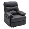 Luxury PU Leather Recliner Chair Sofa Lounge Chair Wingback Home Cinema Living