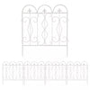 Heavy Duty Wrought Iron Metal Garden Fencing Steel Estate Railings Fence Panels