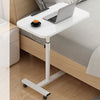 Over Bed Table Height Adjustable Mobile Hospital Overbed Aid Chair Laptop Tray