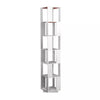 190cm Rotating Bookcase, Freestanding Bookshelf for Living Room, Corner Bookcase